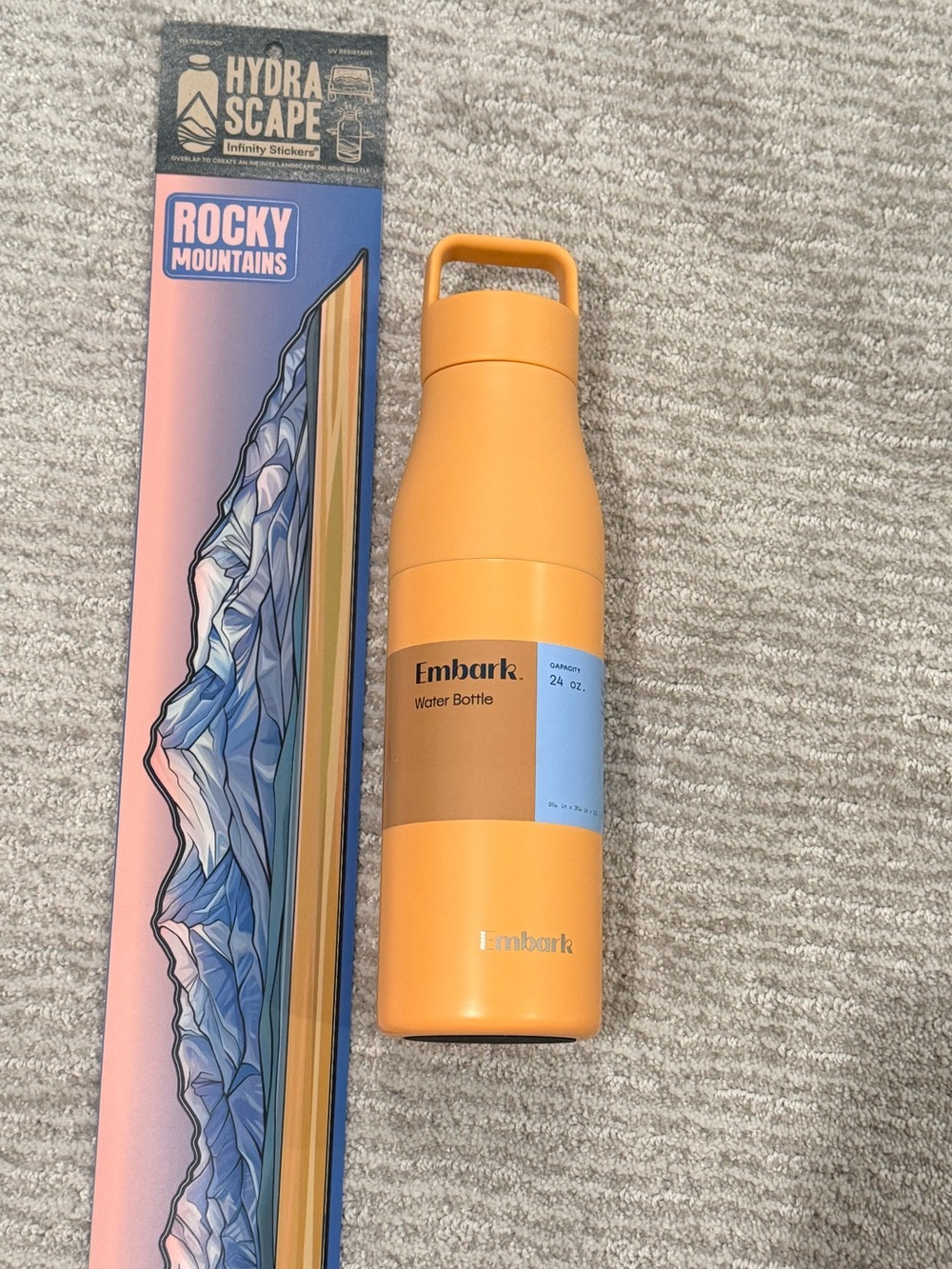 Alpen Glow mountain water bottle